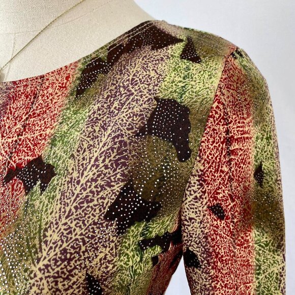 Y2K Rhinestone Fall Fairy Top - Picture 3 of 4